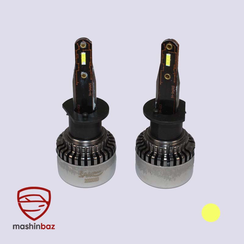 هدلایت سام SM41 پایه H1 لیمویی به همراه جعبه اصلی
