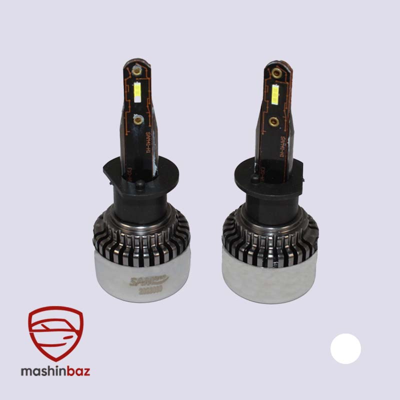 هدلایت سام SM41 پایه H1 سفید یخی به همراه جعبه اصلی