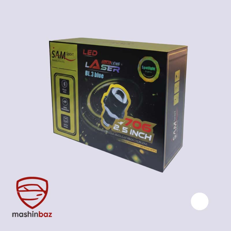 لنز سام SAM 706 تک چشم ۲.۵ اینچ یونیورسال نور سفید یخی همراه جعبه اصلی