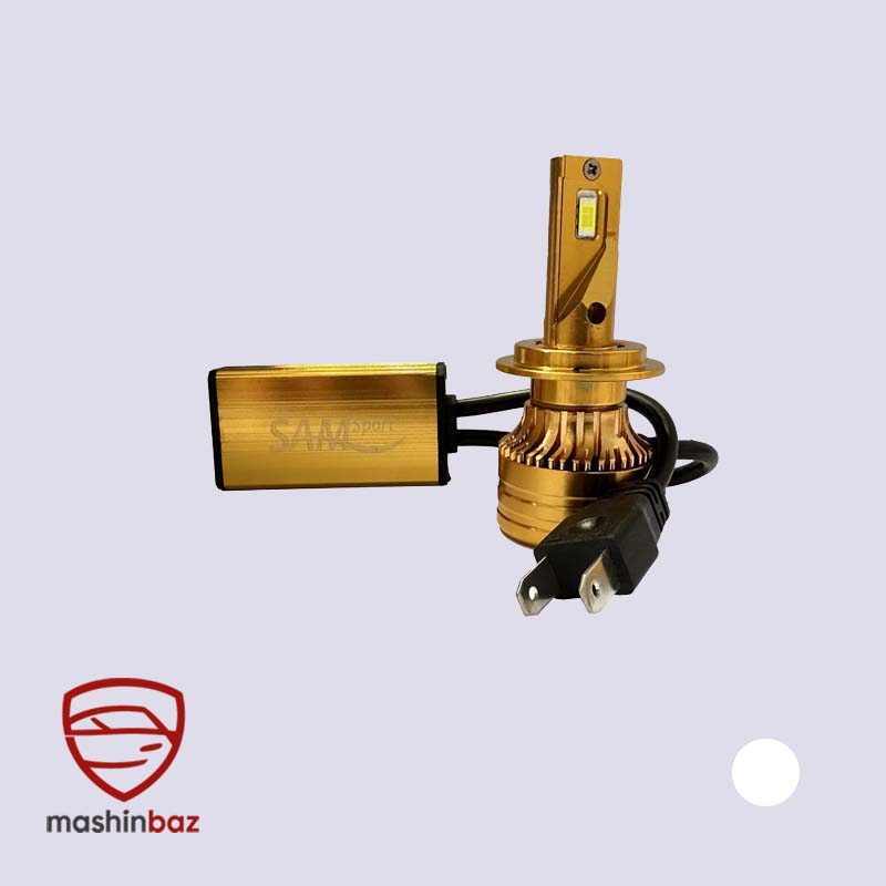 هدلایت-سام-SM70-پایه-H7-نور-سفید-یخی