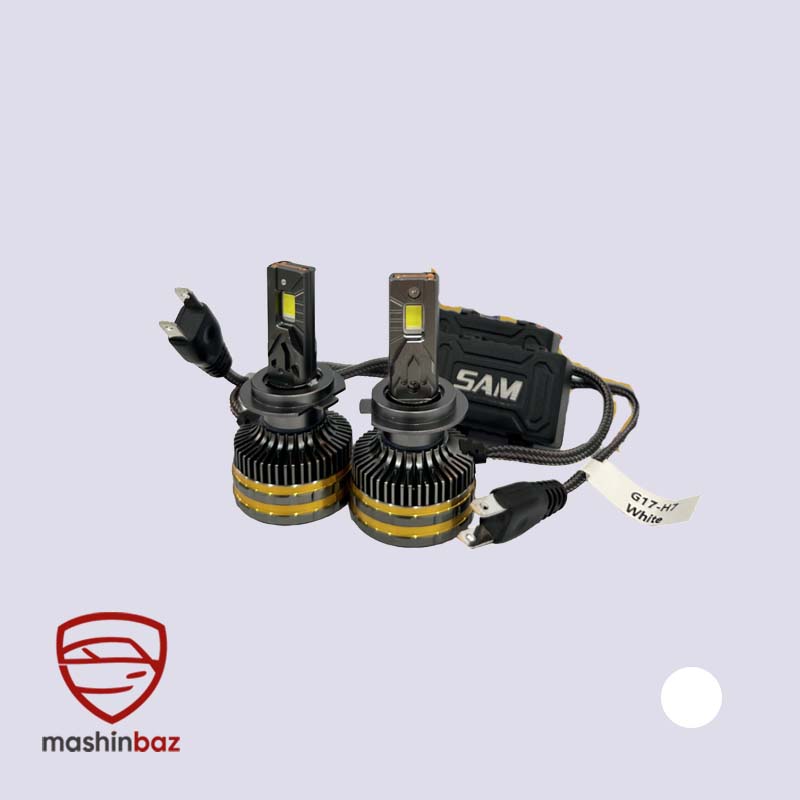 هدلایت سام SAM G17 پایه H7 نور یخی قدرتمند