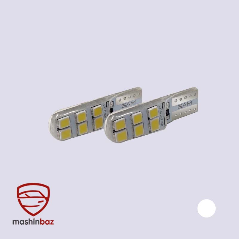 لامپ سکن SMD برند سام SAM نور یخی ۱۲ تایی ژله ای ۲۸۳۵ آریایی