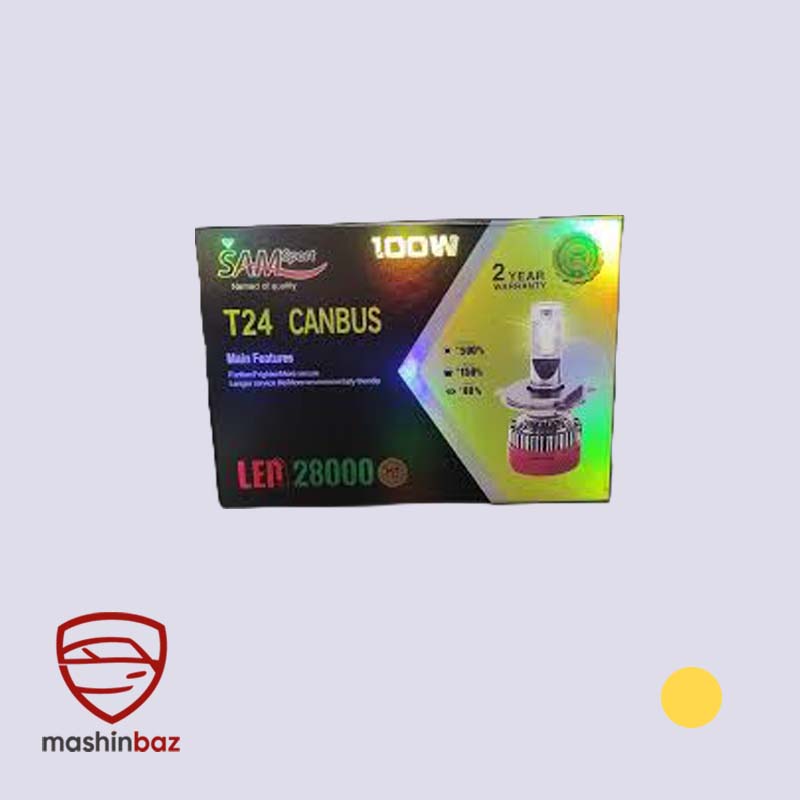 هدلایت-سام-T24-پایه-H3-نور-نچرال-جعبه-اصلی