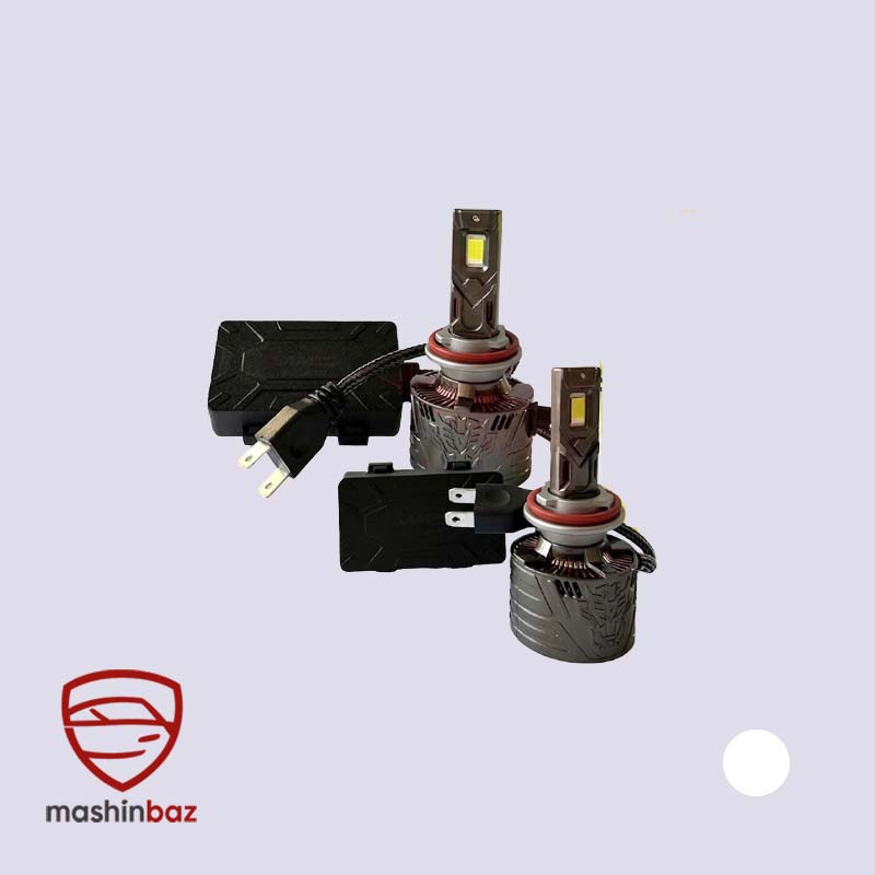 هدلایت سام SAM T66 پایه H11 نور یخی مخصوص مه‌شکن و نور پایین با پرتاب نور عریض