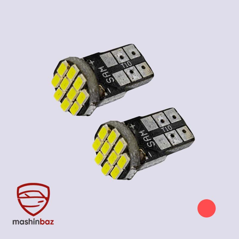 لامپ سکن SMD برند سام SAM قرمز ۱۰ تایی الترا آریایی