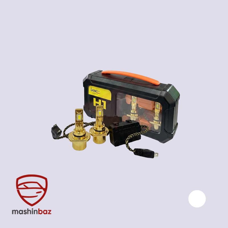 هدلایت XT1 برند سام SAM پایه H1 نور یخی بسته ۲ عددی