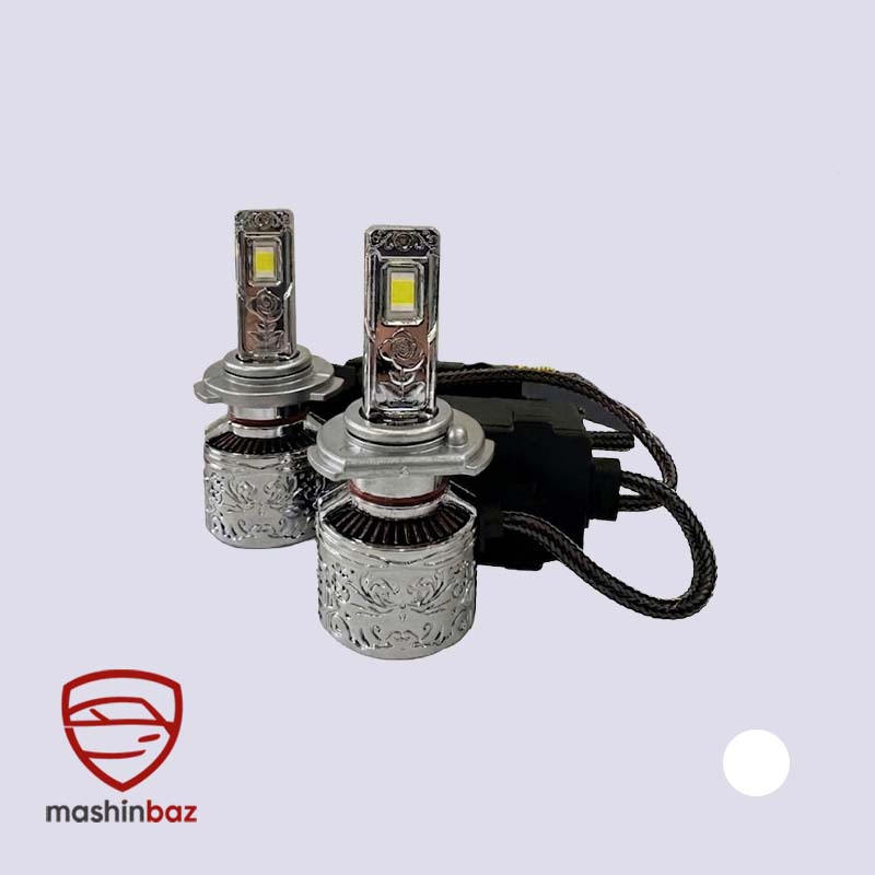 هدلایت سام SAM XT8 پایه H1 نور یخی بسته ۲ عددی با سیستم خنک‌کننده
